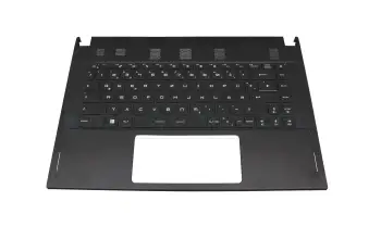 957-16V11E-C06 Original MSI Tastatur inkl. Topcase DE (deutsch) schwarz/schwarz