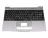 Tastatur inkl. Topcase DE (deutsch) schwarz/grau für Emdoor NS15AL