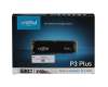 Crucial P3 Plus PCIe NVMe SSD Festplatte 500GB (M.2 22 x 80 mm) für SHS Computer Workstation NP70RNH (i7-13700H)