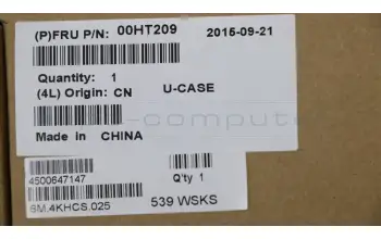 Lenovo 00HT209 FRU Palmrest ASM w/o FP