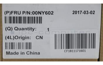 Lenovo 00NY602 CAM subparts,Mylar,Rubber