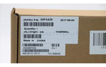 Lenovo 00PA929 HEATSINK Intel DIS AVC