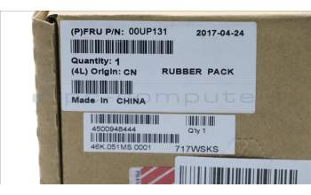 Lenovo 00UP131 RUBBER Hinge Rubber,Black