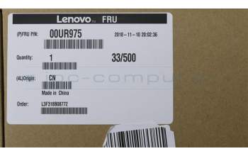 Lenovo 00UR975 MECH_ASM CS14S_3+2BCP,MYLAR,PBLACK,CHY