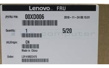 Lenovo 00XD006 Laufwerksblende MAIN BEZEL WITHOUT CR ASM