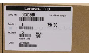 Lenovo 00XD860 MECH_ASM 3.5 to 2.5 HDD BKT,Fox