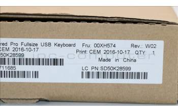 Lenovo 00XH574 DT_KYB Preferred Pro USB KB N L_TR 179