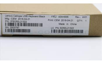 Lenovo 00XH635 DT_KYB USB Calliope KB BK CAN ENG/FRA