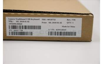 Lenovo 00XH722 DT_KYB USB TRDTNL KB BK SWS