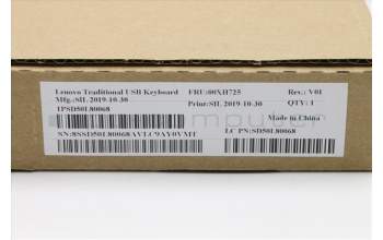 Lenovo 00XH725 Keyboard External,USB,Turkish,Black,Non_Backlight