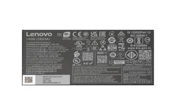 00XL063 Original Lenovo USB-C GaN-Netzteil 140,0 Watt abgerundete Bauform