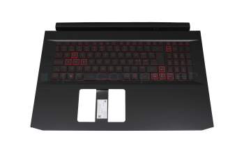 01704F7BK201 Original Acer Tastatur inkl. Topcase CH (schweiz) schwarz/rot/schwarz mit Backlight GTX1650