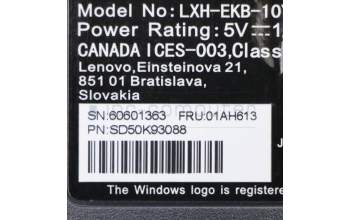 Lenovo 01AH613 Keyboard External,USB,Spanish