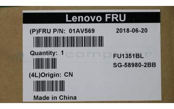 Lenovo 01AV569 NB_KYB internal,UK,Liteon,backlit