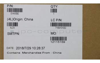 Lenovo 01AW392 HEATSINK UMA w Lüfter TOSHIBA