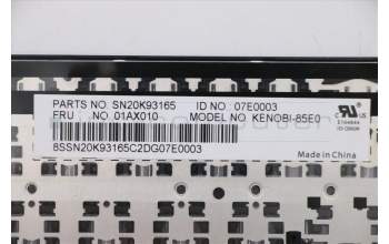 Lenovo 01AX010 NB_KYB Kenobi KBD,ES,CNY