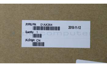 Lenovo 01AX364 NB_KYB Windu KBD,US,CHY