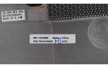 Lenovo 01AX949 COVER Base,BLK,plastic,w/ screws