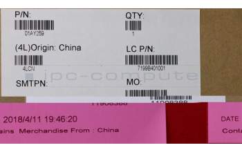 Lenovo 01AY259 MECH_ASM A-cover,BLK,Mg,Foxconn