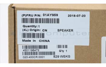 Lenovo 01AY959 SPEAKERINT Speaker L/R