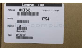 Lenovo 01EF545 MECH_ASM New CR BKT and bezel,325CT