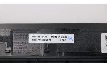 Lenovo 01EN229 LCD bezel,PL,ASM