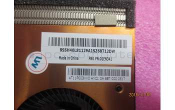 Lenovo 01EN341 HEATSINK Intel DIS_25w w Lüfter A