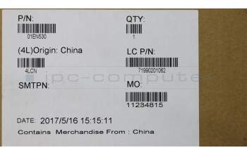 Lenovo 01EN530 NB_KYB Larue3 KBD,PT,LTN