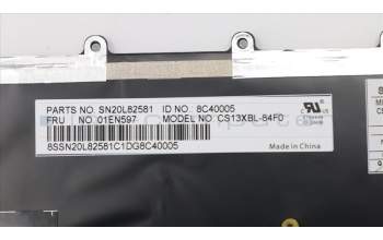 Lenovo 01EN597 NB_KYB KBD BL CHY French