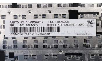 Lenovo 01EN939 NB_KYB Tachi NBL KBD,FR,CHY
