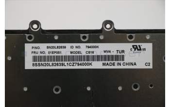 Lenovo 01EP051 NB_KYB KBD N/BL LTN Turkish