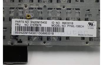 Lenovo 01ER978 NB_KYB Payton2Walter2 NBL KBD,CH,CHY