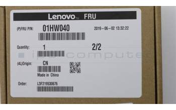 Lenovo 01HW040 CAMERA Camera,RGB/IR,Front,2MIC,ZIF,Chy