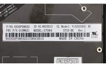 Lenovo 01HW621 NB_KYB Storm3,SRX,KB-BL,BK,BE