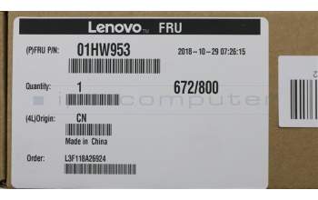 Lenovo 01HW953 CABLE FRU Displaykabel for small panel