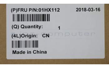 Lenovo 01HX112 NB_KYB Storm3,SRX,KB-BL,SV,DE