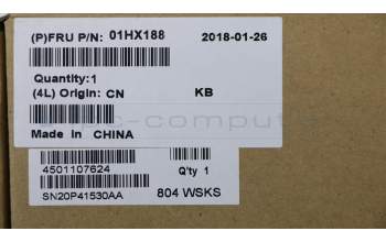 Lenovo 01HX188 NB_KYB TACHI2 LTN NBL-KB DK