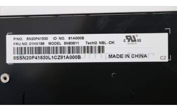 Lenovo 01HX188 NB_KYB TACHI2 LTN NBL-KB DK