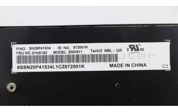 Lenovo 01HX192 Interne Tastatur, Griechisch, Ohne_Hintergrundbeleuchtung