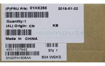 Lenovo 01HX266 NB_KYB TACHI2 LTN BL-KB BG