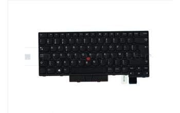 Lenovo 01HX305 Interne Tastatur, Belgisch, Nicht beleuchtet