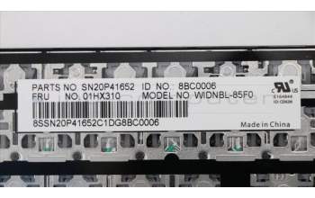 Lenovo 01HX310 NB_KYB Windu2 CHY NBL-KB FR