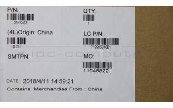 Lenovo 01HX433 NB_KYB Windu2 CHY BL-KB IL