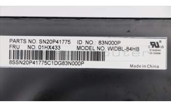 Lenovo 01HX433 NB_KYB Windu2 CHY BL-KB IL