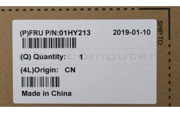 Lenovo 01HY213 COVER, C cover with FPR Black