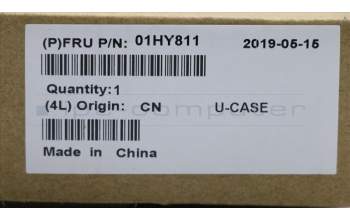 Lenovo 01HY811 C-Abdeckung mit Tastatur, Französisch, Schwarz, Hintergrundbeleuchtung