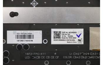 Lenovo 01HY906 MECH_ASM C-cover,KBD,CHY+FUYU,NO,BK