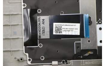 Lenovo 01LV026 C-cover,KBD,DFN+FUYU,NO,SLV