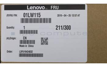 Lenovo 01LW115 DISPLAY FRU Dummy 15.6 FHD LCLW 250 AUO