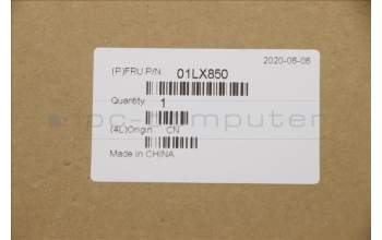 Lenovo 01LX850 MECH_ASM Ccover,BK,KBD CH,CBL,DFN-ZS